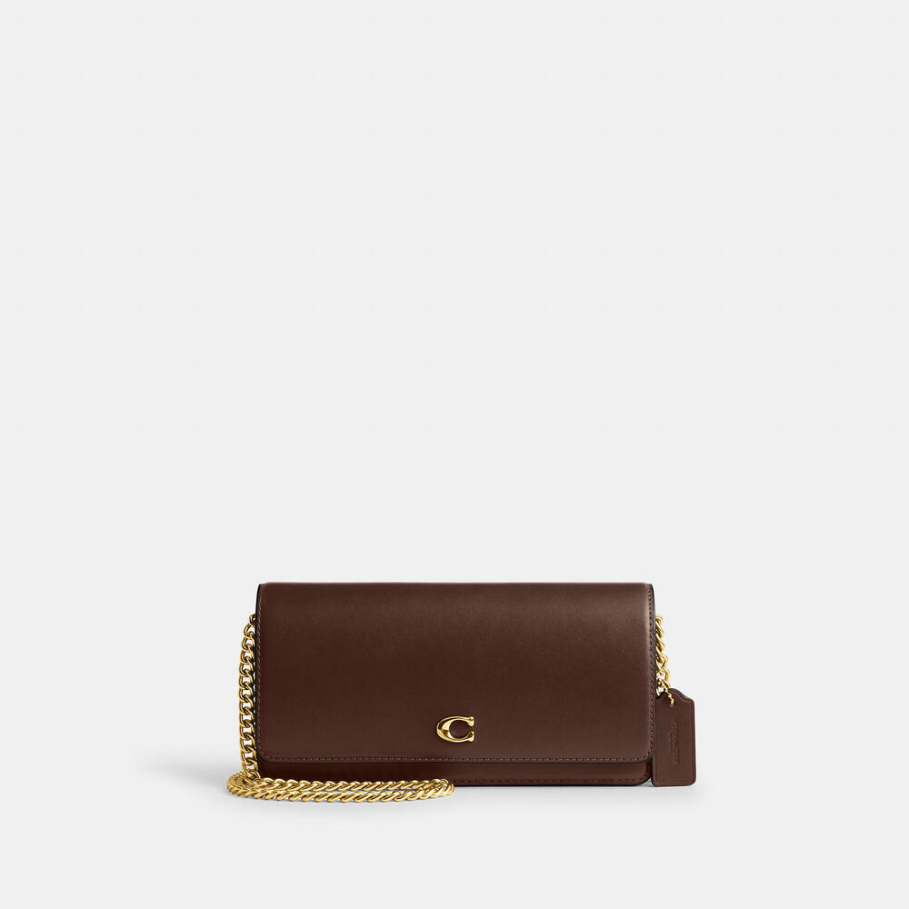 Coach Evie Long Wallet With Chain